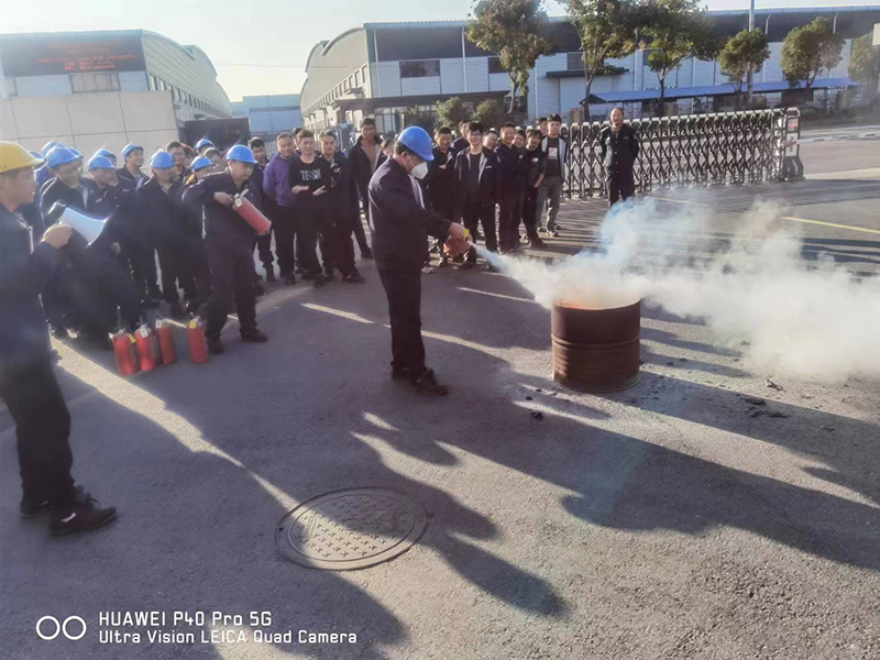 安徽精機開展消防月培訓演練活動